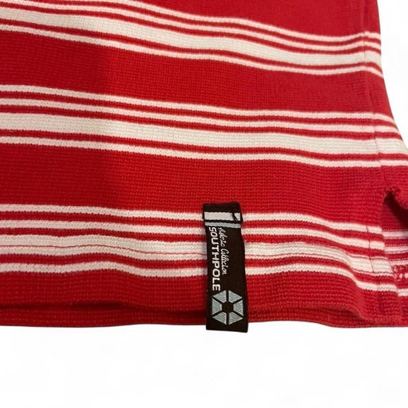 South Pole Red and White Casual Polo - Picture 3 of 3